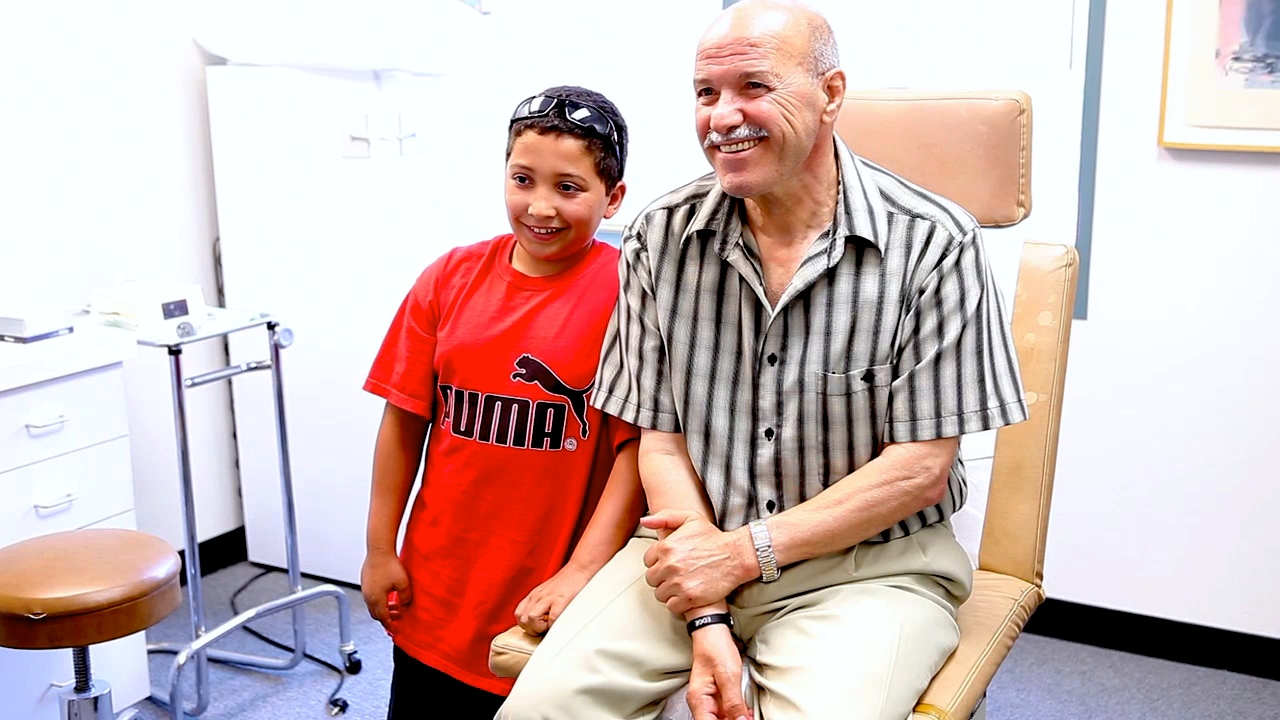 Grandson discusses rapid improvement in grandfather after treatment