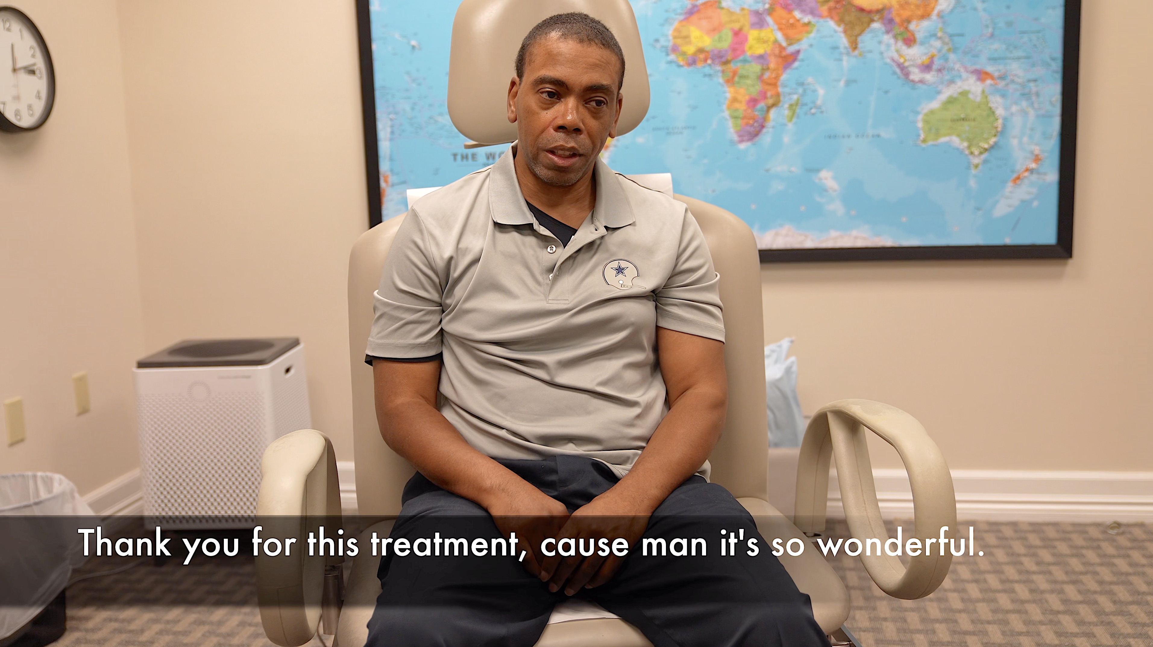 Immediate reduction in central post-stroke pain after PSE treatment by Dr. Tobinick at the INR