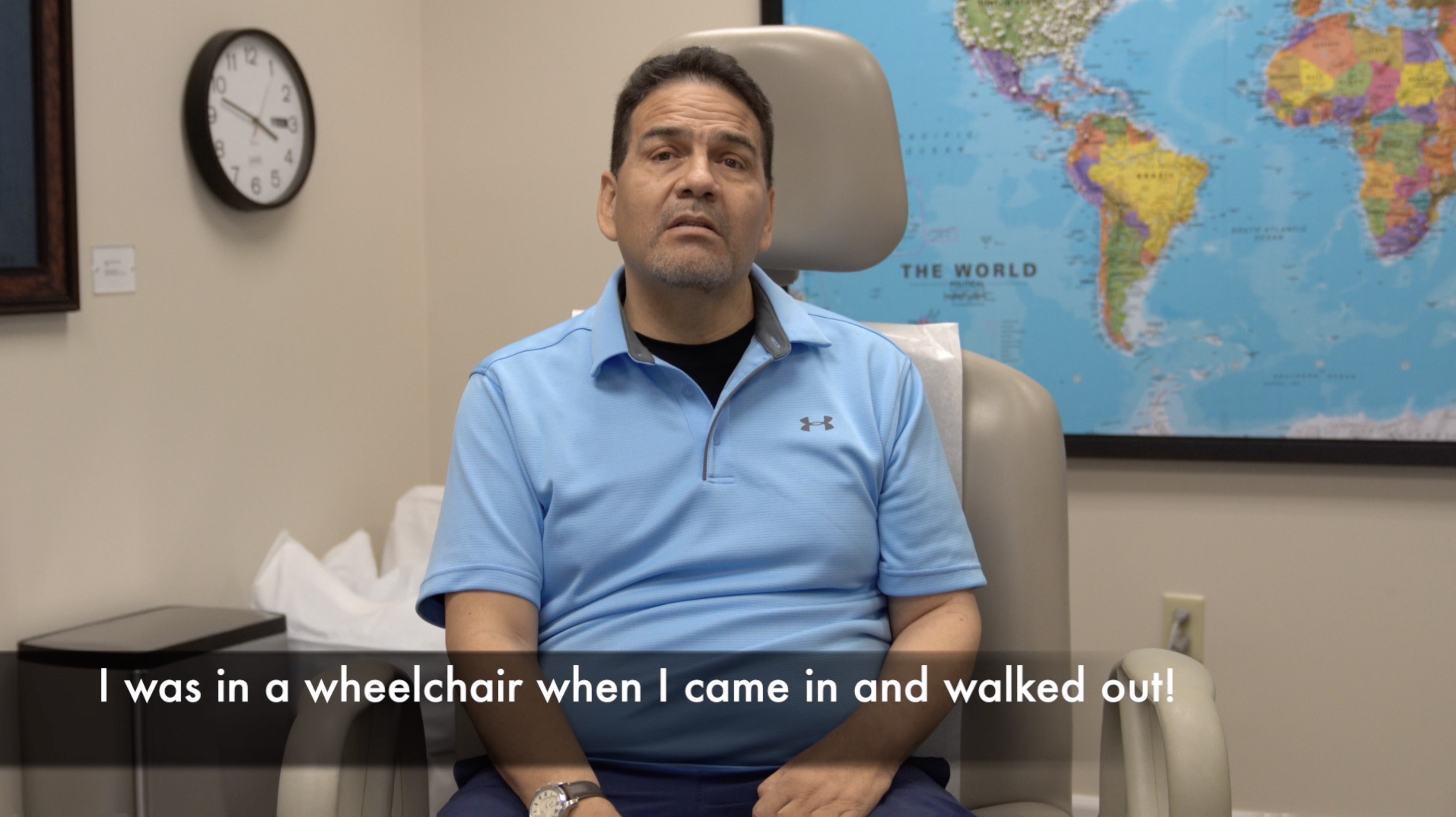 From wheelchair to walking unassisted after treatment by Edward Tobinick, M.D., 2 yrs after stroke